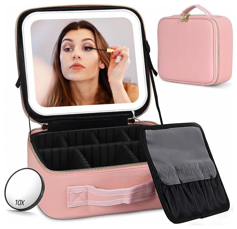Makeup Bag with Mirror